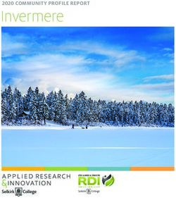 Invermere 2020 COMMUNITY PROFILE REPORT - State of the Basin