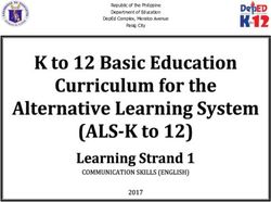 Republic of the Philippine Department of Education DepEd Complex, Meralco Avenue Pasig City