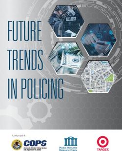 FUTURE TRENDS IN POLICING - Police executive Research forum