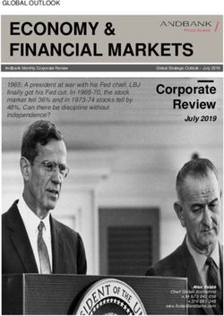 ECONOMY & FINANCIAL MARKETS - July 2019