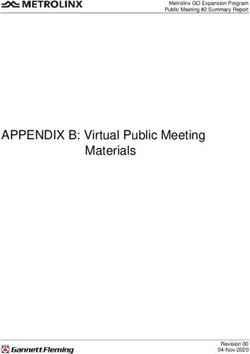 APPENDIX B: Virtual Public Meeting Materials - Metrolinx Engage