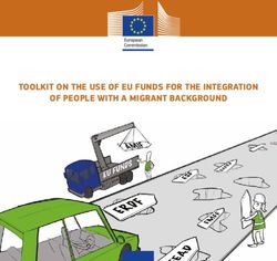TOOLKIT ON THE USE OF EU FUNDS FOR THE INTEGRATION OF PEOPLE WITH A MIGRANT BACKGROUND