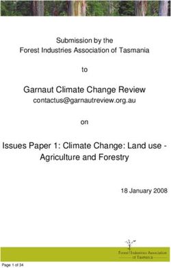 Garnaut Climate Change Review Issues Paper 1: Climate Change: Land use - Agriculture and Forestry - Submission by the Forest Industries ...
