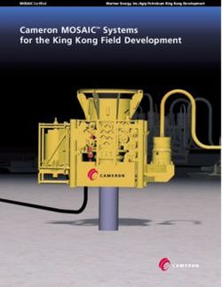 Cameron MOSAIC Systems for the King Kong Field Development - Mariner Energy, Inc./Agip Petroleum King Kong Development