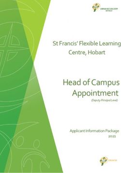 Head of Campus Appointment - (Deputy Principal Level) - St Francis' Flexible Learning - Edmund Rice ...