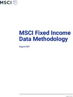 MSCI Fixed Income Data Methodology - August 2021