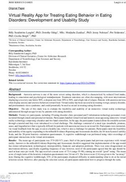 Virtual Reality App for Treating Eating Behavior in Eating Disorders: Development and Usability Study