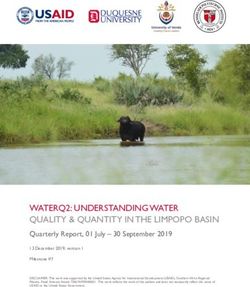 WATERQ2: UNDERSTANDING WATER QUALITY & QUANTITY IN THE LIMPOPO BASIN - USAID