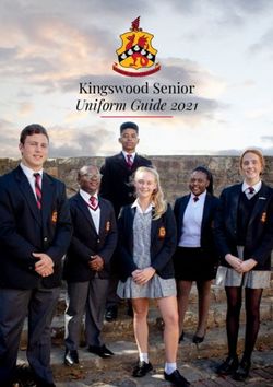 Kingswood Senior Uniform Guide 2021 - Kingswood College