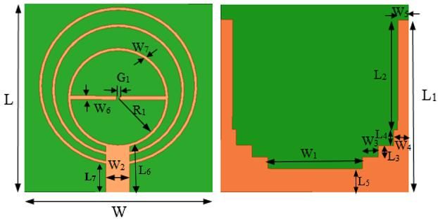 Metamaterial Inspired Electrically Small Multiband Monopole Antenna 