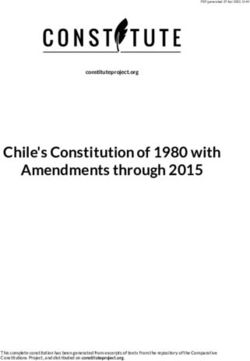 Chile's Constitution of 1980 with Amendments through 2015