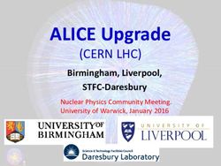 ALICE Upgrade (CERN LHC) - Birmingham, Liverpool, STFC-Daresbury - STFC Nuclear Physics Group