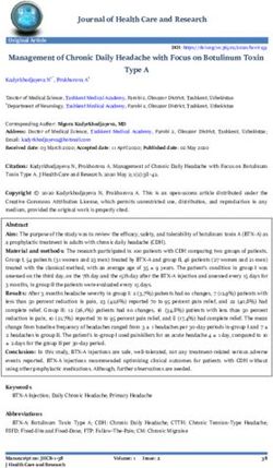 Journal of Health Care and Research