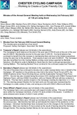 CHESTER CYCLING CAMPAIGN .Working to Create a Cycle Friendly City - Chester ...