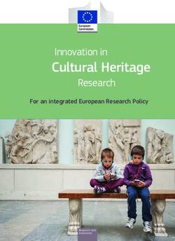 Cultural Heritage Innovation in Research - For an integrated European Research Policy - ICOMOS Open Archive