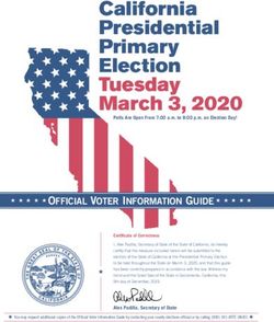 California Presidential Primary Election Tuesday March 3, 2020 - CA.gov