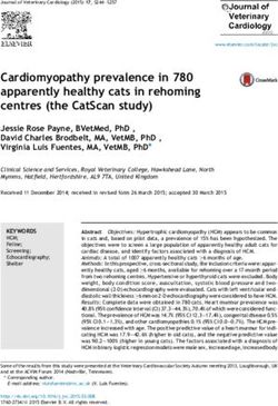 Cardiomyopathy prevalence in 780 apparently healthy cats in rehoming centres (the CatScan study)
