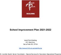 School Improvement Plan 2021-2022 - Axtell Park Building 201 West Ave. Sioux Falls SD, 57104 Jennifer ...