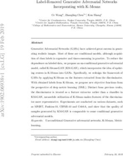 Label-Removed Generative Adversarial Networks Incorporating with K-Means