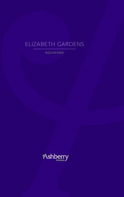 ELIZABETH GARDENS ROCHFORD - Ashberry Homes