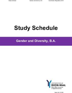 Study Schedule Gender And Diversity, B.A - Study Schedule - Hochschule ...