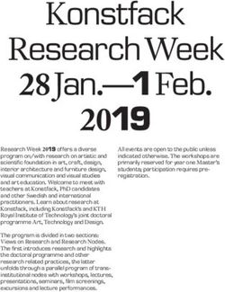 Konstfack Research Week 28 Jan.-1 Feb. 2019
