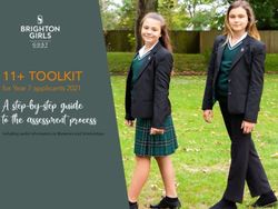 A step-by-step guide to the assessment process - 11+ TOOLKIT for Year 7 applicants 2021