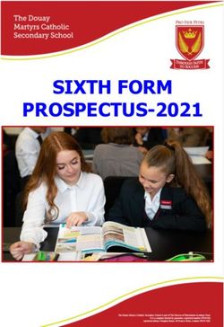 SIXTH FORM PROSPECTUS-2021 - Douay Martyrs