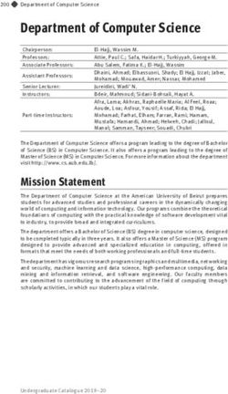 Department of Computer Science - American University of Beirut
