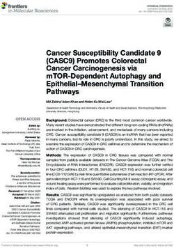 Cancer Susceptibility Candidate 9 (CASC9) Promotes Colorectal Cancer Carcinogenesis via mTOR-Dependent Autophagy and Epithelial-Mesenchymal ...