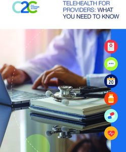 TELEHEALTH FOR PROVIDERS: WHAT YOU NEED TO KNOW