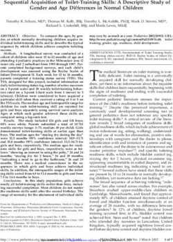 Sequential Acquisition of Toilet-Training Skills: A Descriptive Study of Gender and Age Differences in Normal Children - American ...