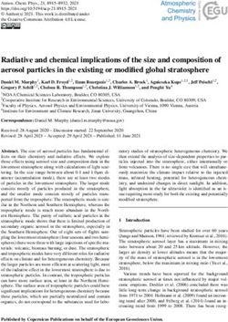 Radiative and chemical implications of the size and composition of aerosol particles in the existing or modified global stratosphere - Recent