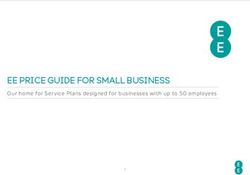 EE PRICE GUIDE FOR SMALL BUSINESS - Our home for Service Plans designed for businesses with up to 50 employees