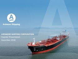 ARDMORE SHIPPING CORPORATION - Investor Presentation December 2018 - Ardmore Shipping ...