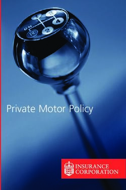 Private Motor Policy - Channel Insurance Brokers