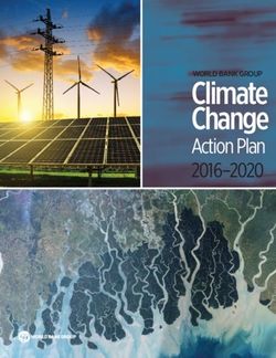 Climate Change Action Plan 2016-2020