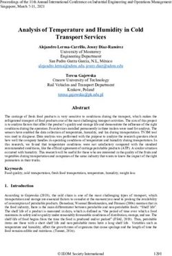 Analysis of Temperature and Humidity in Cold Transport Services