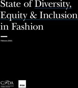 State of Diversity, Equity & Inclusion in Fashion - February 2021 - Cloud Object ...