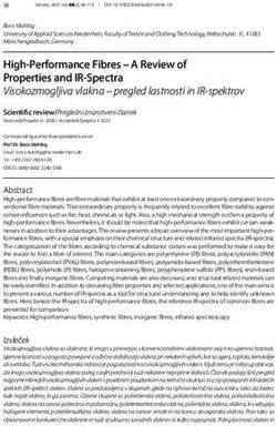 High-Performance Fibres - A Review of Properties and IR-Spectra Visokozmogljiva vlakna - pregled lastnosti in IR-spektrov