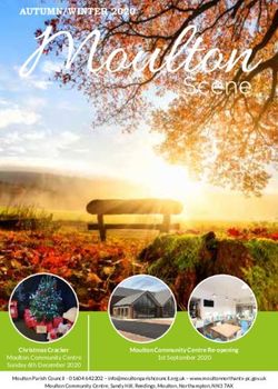 AUTUMN/WINTER 2020 - Moulton Parish Council