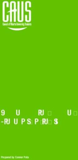 Reconstructing Student Financial Aid in Alberta - Prepared by Conner Peta - Council of Alberta ...