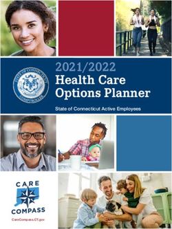 2021/2022 Health Care Options Planner - State of Connecticut Active Employees - UConn HR