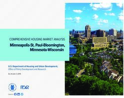 Minneapolis-St. Paul-Bloomington, Minnesota-Wisconsin - COMPREHENSIVE HOUSING MARKET ANALYSIS - HUD User