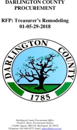 DARLINGTON COUNTY PROCUREMENT - RFP: Treasurer's Remodeling 01-05-29-2018