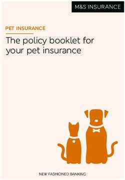 The policy booklet for your pet insurance - PET INSURANCE - NEW FASHIONED BANKING - Marks ...