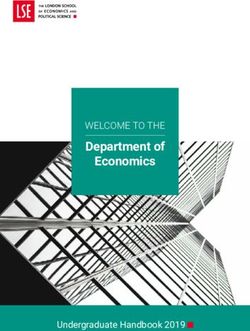 Department of WELCOME TO THE - Economics - LSE