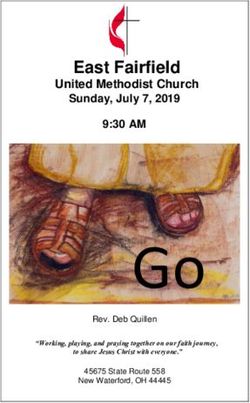 Go - East Fairfield 9:30 AM - East Fairfield United Methodist Church