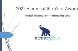 2021 Alumni of the Year Award - Finalist Information - Ashley Harding - memoryBlue