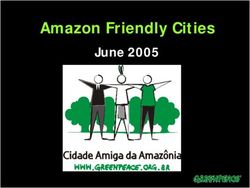Amazon Friendly Cities - June 2005